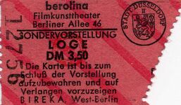 Eintrittskarte