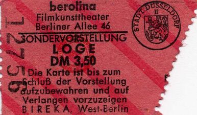 Eintrittskarte