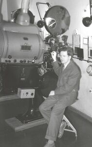 Vorführraum des Studio im Europa-Palasts (1961)