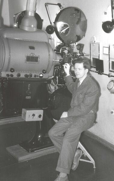 Vorführraum des Studio im Europa-Palasts (1961)