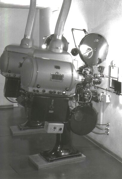 Vorführraum des Studio im Europa-Palasts (1961)